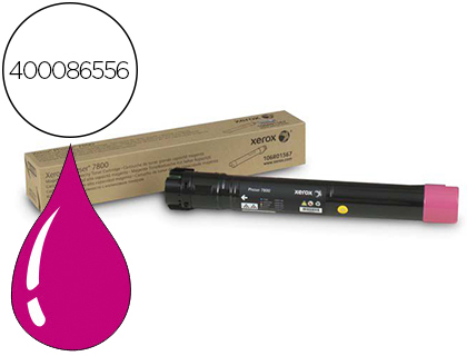 TONER LASER XEROX ENCRE SOLIDE 106R01567 POUR XEROX PHASER 7800 COULEUR MAGENTA HAUTE CAPACIT 17200P