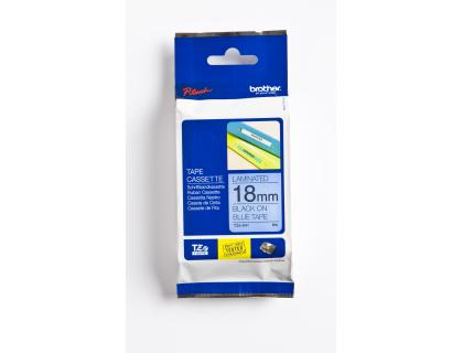 RUBAN BROTHER P-TOUCH TZE 541 18MM NOIR/ BLEU
