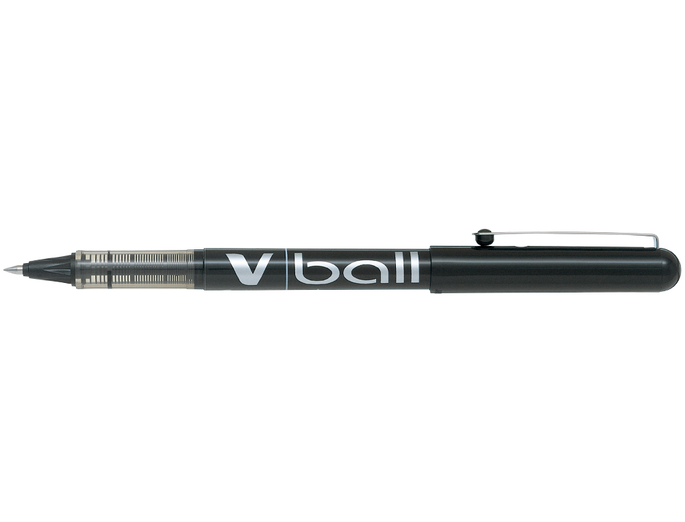 ROLLER PILOT VBALL 5 CRITURE FINE 0.3MM ENCRE LIQUIDE NIVEAU VISIBLE RGULATEUR DBIT CLIP MTAL COLORIS NOIR