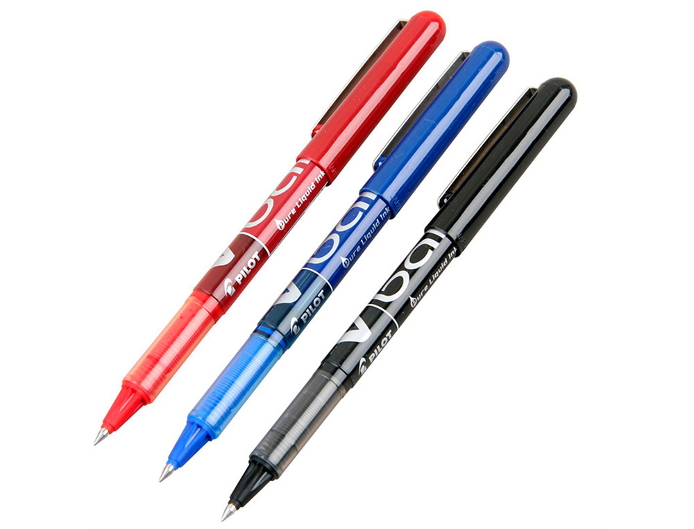 ROLLER PILOT VBALL 5 CRITURE FINE 0.3MM ENCRE LIQUIDE NIVEAU VISIBLE RGULATEUR DBIT CLIP MTAL COLORIS NOIR