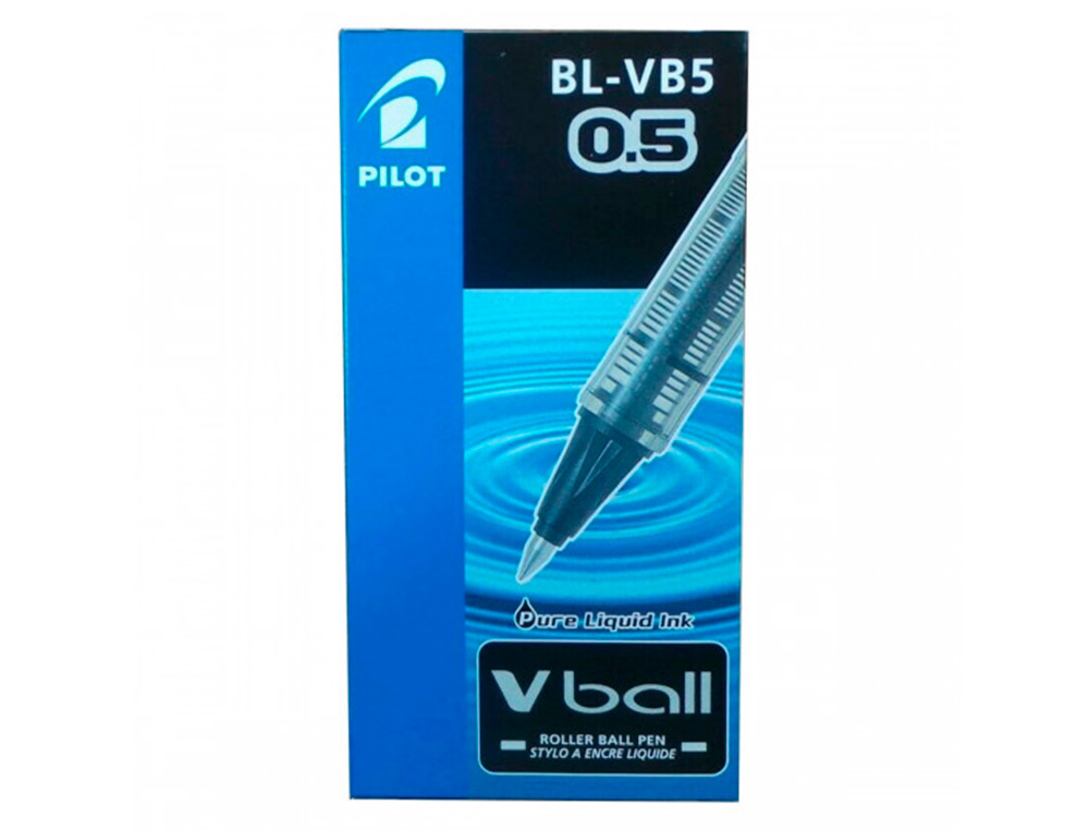 ROLLER PILOT VBALL 5 CRITURE FINE 0.3MM ENCRE LIQUIDE NIVEAU VISIBLE RGULATEUR DBIT CLIP MTAL COLORIS NOIR