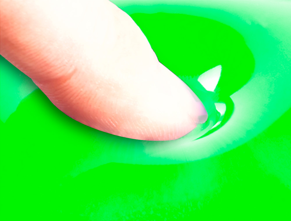 TAPIS SOURIS Q-CONNECT REPOSE-POIGNE GEL ET PVC GRAND CONFORT FACILEMENT NETTOYABLE COLORIS VERT