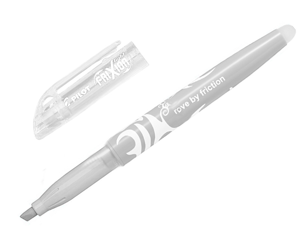 SURLIGNEUR PILOT FRIXION LIGHT NATURAL EFFACABLE POINTE MOYENNE BISEAUTEE COLORIS GRIS
