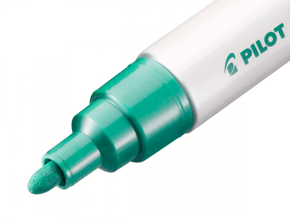 MARQUEUR PEINTURE PILOT PINTOR ENCRE COUVRANTE TOUS   SUPPORTS POINTE MOYENNE       COLORIS VERT NEON