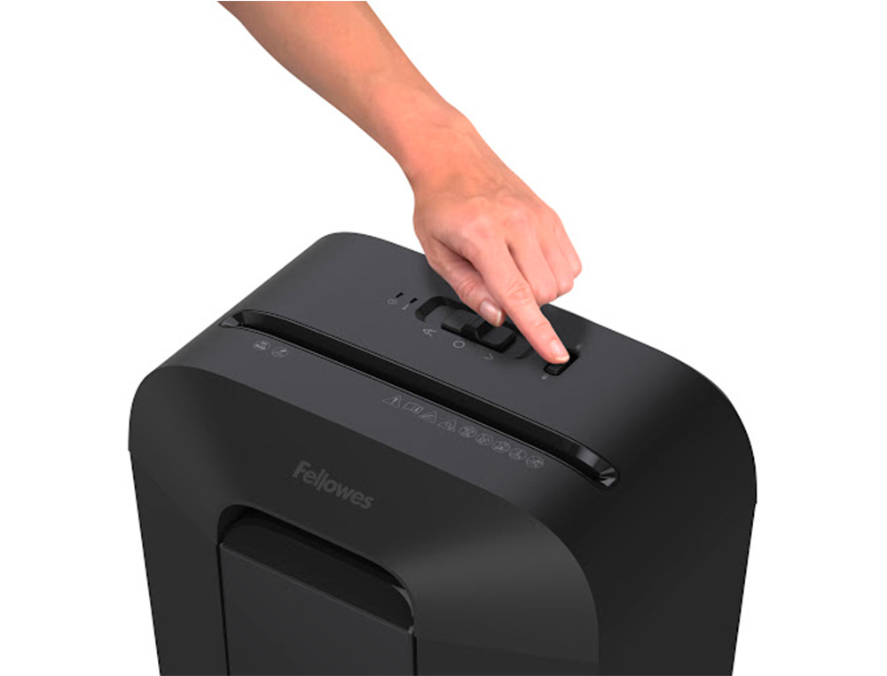 DESTRUCTEUR FELLOWES LX45 COUPE MICRO 8F SYSTEME        INTELLIBAR ANTIBOURRAGE       SAFESENSE