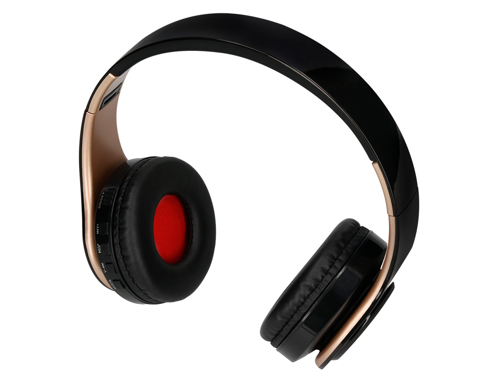 CASQUE Q-CONNECT SANS FIL SERRE-TETE REGLABLE COLORIS NOIR