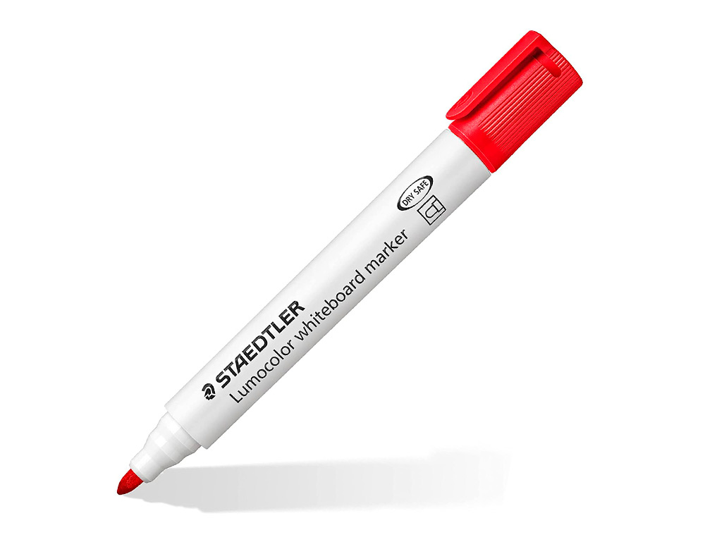 MARQUEUR STAEDTLER PERMANENT DRY SAFE LUMOCOLOR WHITEBOARD 351 POINTE OGIVE 2MM ASSORTIS ETUI DE 8