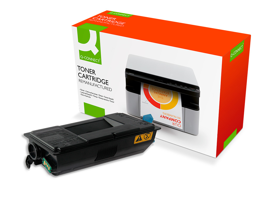 TONER Q-CONNECT COMPATIBLE KYOCERA TK-3100 FS-2100,      ECOSYS M3040, 3540 12500P     NOIR