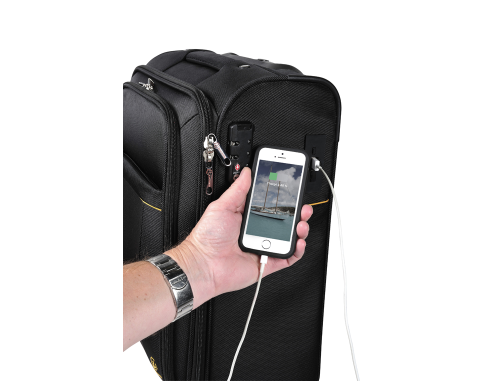 VALISE CABINE EXACOMPTA EXACTIVE 4 ROUES 37X55X23CM   COLORIS NOIR