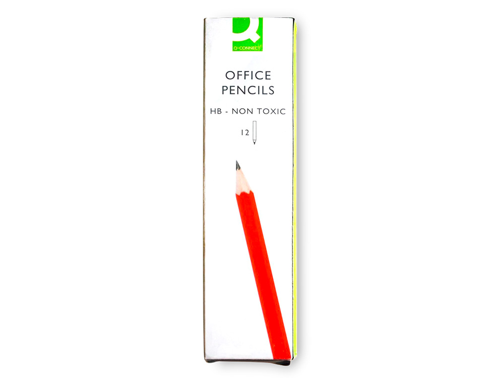 CRAYON GRAPHITE Q-CONNECT HB CORPS HEXAGONAL USAGE COURANT