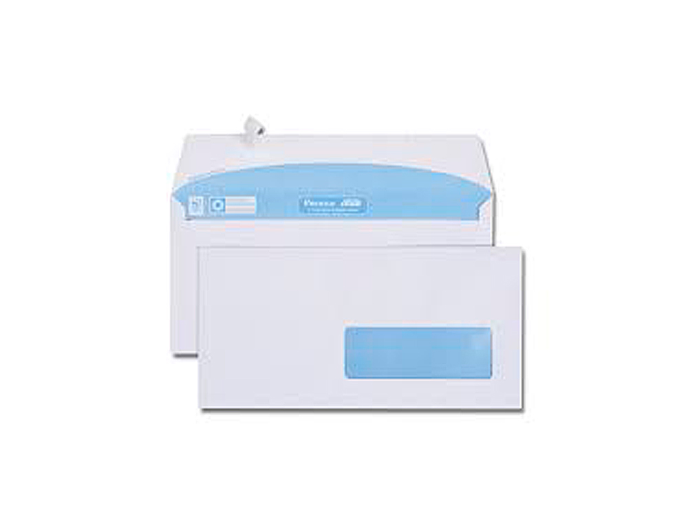 ENVELOPPE GPV DL 110X220MM 90G ADHÉSIVE FERMETURE RAPIDE SÉCURISÉE DÉFINITIVE FENÊTRE 35X100MM BLANCHE BOÎTE 500 UNITÉS