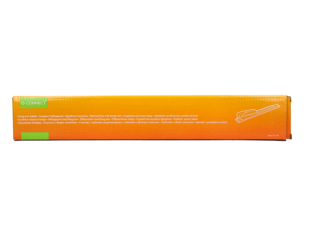 AGRAFEUSE Q-CONNECT LONG BRAS ÉCONOMIQUE CAPACITÉ 20F COLORIS NOIR