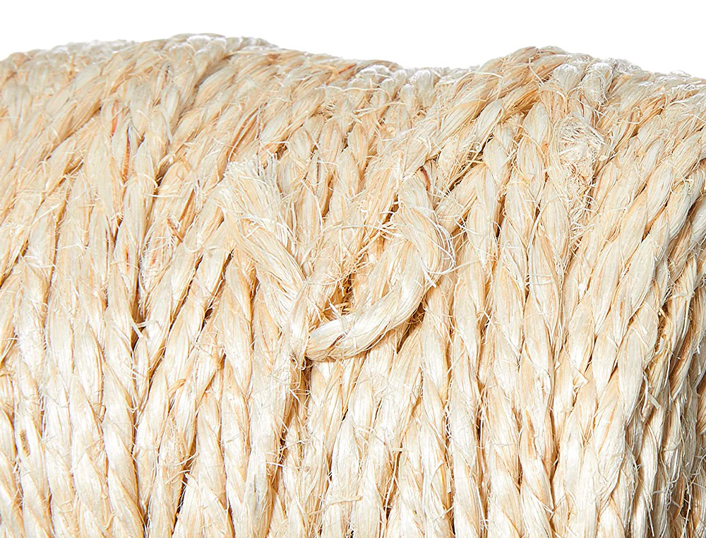 FICELLE SISAL ÉCOLOGIQUE LIDERPAPEL 2/3 FILS IDÉAL COLIS TRAVAUX MANUELS DÉCORATION ROULEAU 1/2KG LONGUEUR 83M ÉCRU