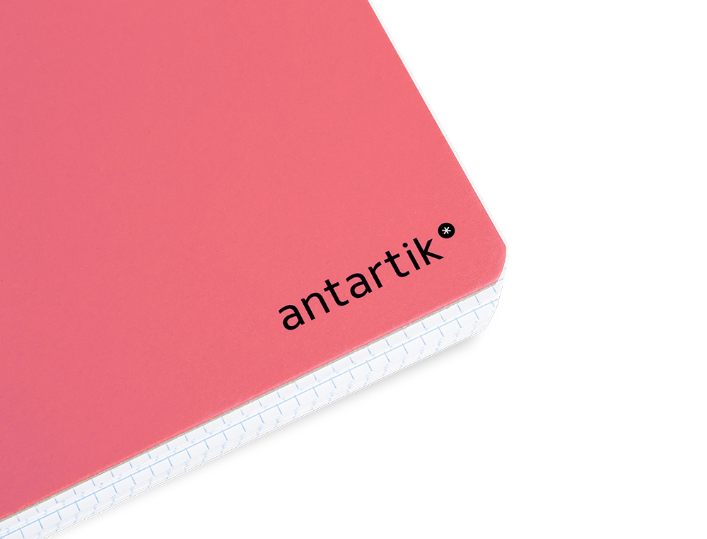 CAHIER SPIRALE ANTARTIK A5 240P 100G COUVERTURE REMBORDEE SEYES MICROPERFORE CORAIL