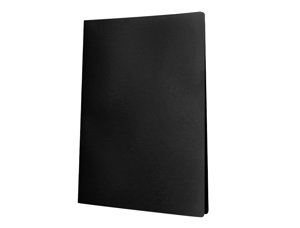 PROTÈGE-DOCUMENTS LIDERPAPEL POLYPROPYLÈNE COUVERTURE FLEXIBLE 30 POCHETTES FIXES A4 210X297MM NOIR OPAQUE