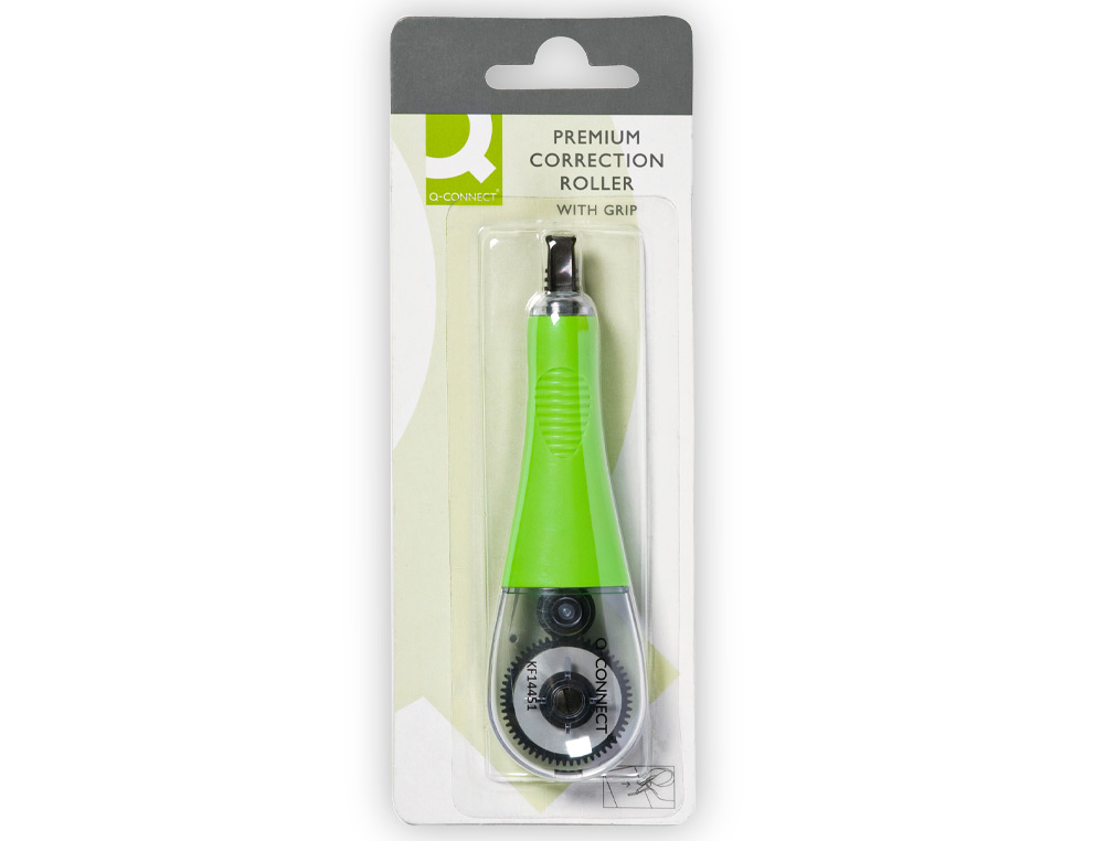 CORRECTEUR Q-CONNECT DVIDOIR RUBAN 4.2MMX10M APPLICATION LATRALE USAGE FACILE GRIP CAOUTCHOUC VIS RETOUR ARRIRE