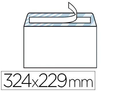 ENVELOPPE GPV C4 229X324MM 90G ADHSIVE FERMETURE RAPIDE SCURISE DFINITIVE BLANCHE BOTE 250 UNITS