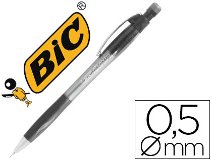 PORTE-MINE BIC ATLANTIS 0.7MM CORPS TRANSPARENT CANON RTRACTABLE GOMME CAPUCHON PROTECTEUR AMORTISSEUR ANTI-CASSE MINE