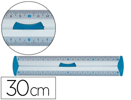 RGLE MAPED 30CM TRIPLE DCIMTRE EMBOUTS PROTECT SYSTEM ANTI-BRUIT ALUMINIUM ANODIS RSISTANCE OPTIMALE
