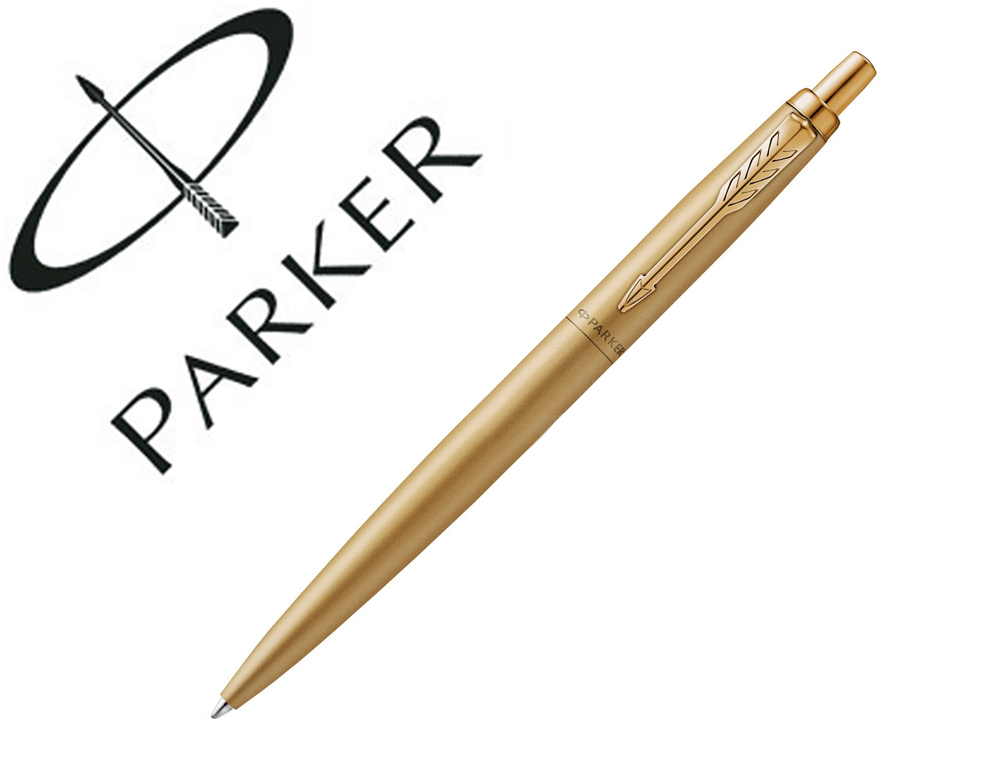 STYLO BILLE PARKER JOTTER XL MONOCHROME POINTE MOYENNE     ENCRE BLEUE AVEC COFFRET      CADEAU COLORIS OR
