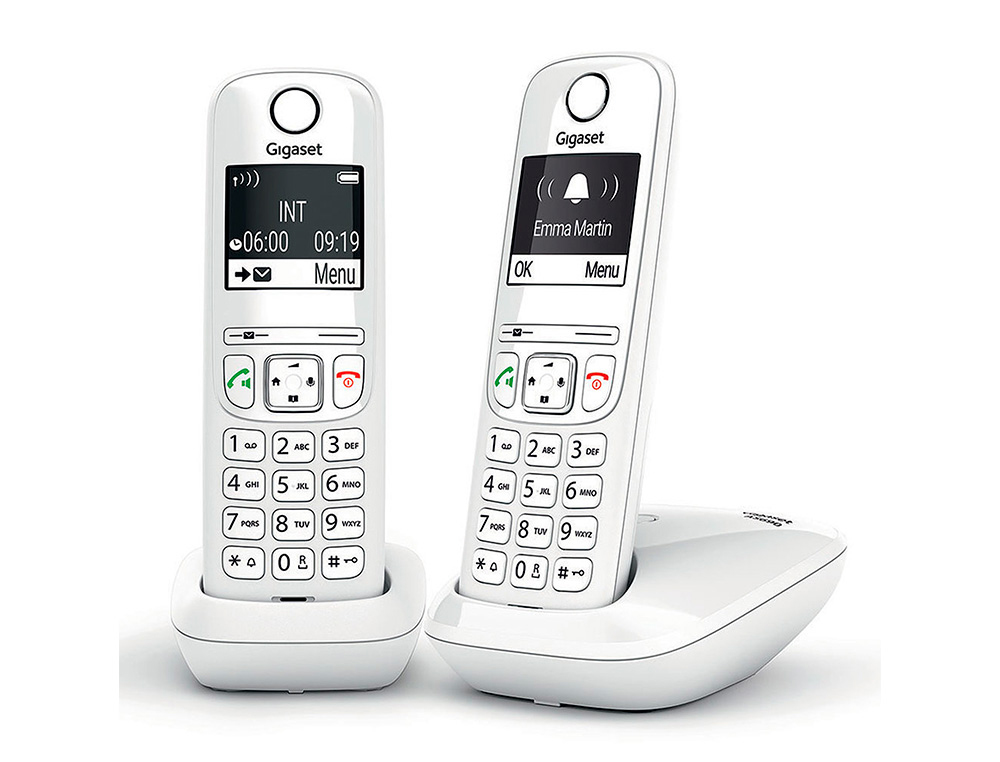 TELEPHONE GIGASET SANS  FIL DUO AS690A BLANC