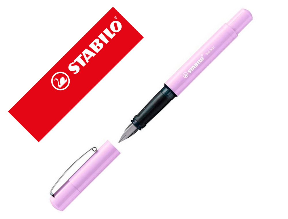 STYLO PLUME STABILO BE FAB PLUME M COLLECTION PASTEL     COLORIS LILAS