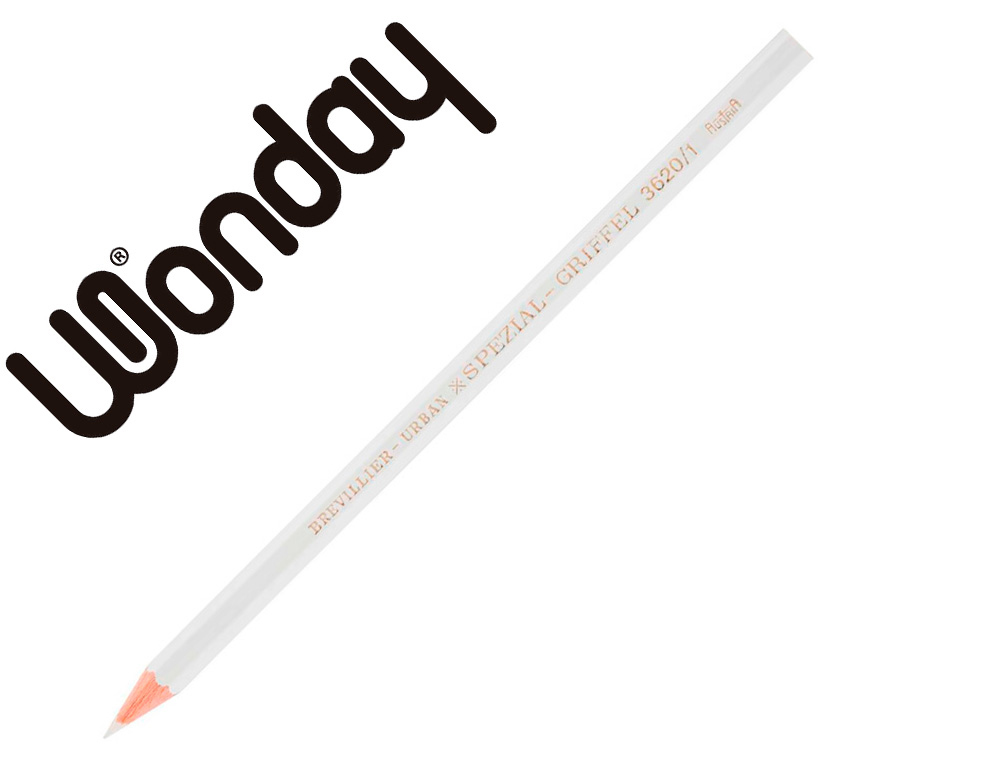 CRAYON BLANC WONDAY POUR ARDOISE NOIRE 180 MM LOT DE 3