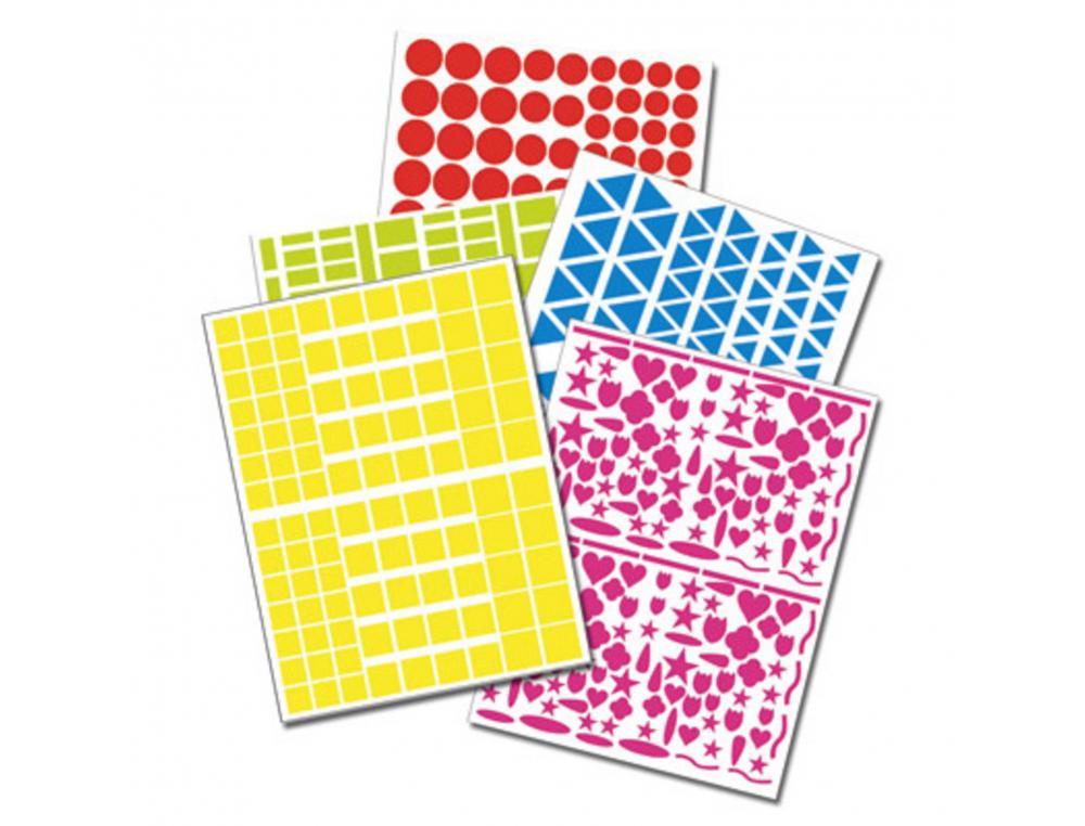 GOMMETTE APLI SPECIAL ECOLE TAILLES ET COLORIS ASSORTIS   6060 UNITES