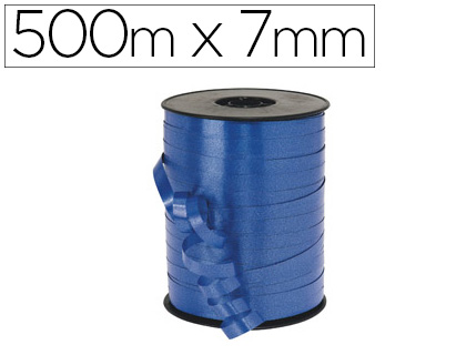 BOBINE BOLDUC LISSE 500MX7MM COLORIS BLEU