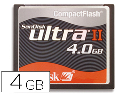 CARTE MMOIRE SANDISK CF ULTRA II 4GB COMPACTFLASH