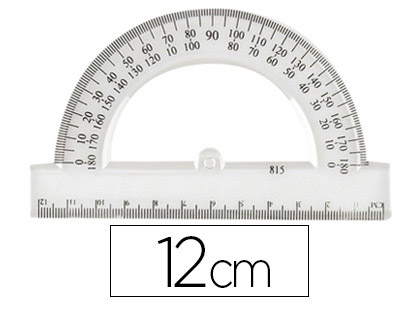 RAPPORTEUR JPC 180 DEGRS BASE 12CM CRISTAL