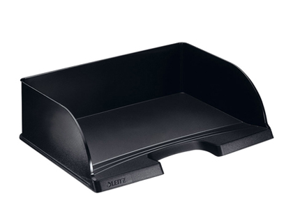 CORBEILLE  COURRIER LEITZ JUMBO PLUS A4 EMBOITAGE PRESS&CLICK STABILIT DURABILIT 900F 363X273X103MM COLORIS NOIR