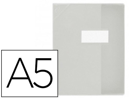 PROTGE-CAHIER ELBA STRONG LINE PVC CRISTAL 15/100E COINS RENFORCS 30/100E A5+ 170X220MM INCOLORE