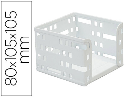 PORTE FICHES MTAL EXTRUD AJO UR LAQUAGE POXY 80X105X105MM COLORIS BLANC