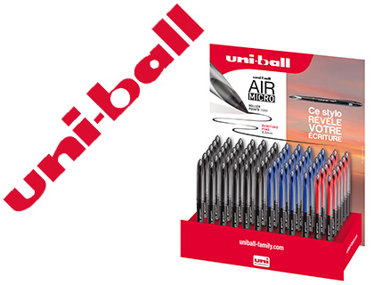 PRSENTOIR DE 72 STYLOS UNI-BALL AIR MICRO