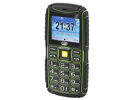 TLPHONE GSM TREVI ANTICHOC TOUCHE SOS TORCHE INTGRE APN MICRO SD DUAL SIM COLORIS NOIR/VERT