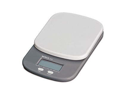 PESE-LETTRES MAULSTART 2KG 2 PILES AAA FOURNIES MISE EN    SERVICE ET ZERO AUTOMATIQUE   PLATEAU PESEE 10,5X11,5CM