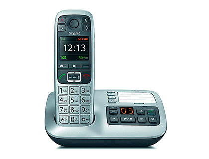 TELEPHONE GIGASET E560A SANS FIL REPONDEUR MAINS-LIBRES    LARGES TOUCHES GRANDS         CARACTERES 200 CONTACTS