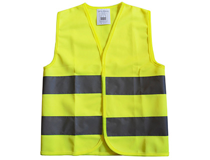 GILET DE SECURITE ADULTE JAUNE FLUORESCENT